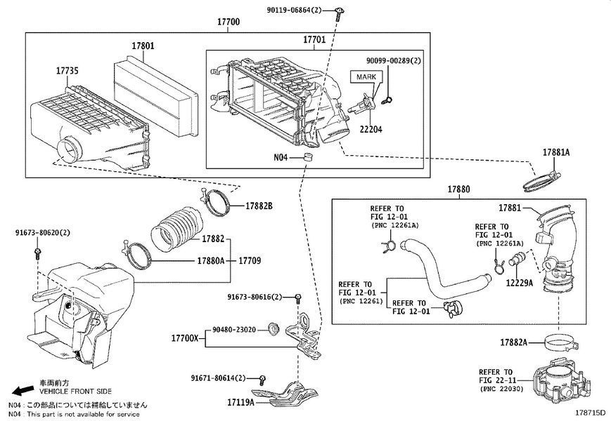 Фильтр воздушный TOYOTA alphard 2,5l-hybrid, 1780136010 PM-1298 фото