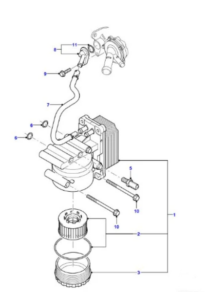 Масляний фільтр (9W7E6714AA) FORD focus/mondeo 1.8/2.0 16v 11/02- ford ecosport 2.0 2014- , 5015485 PM-999 фото