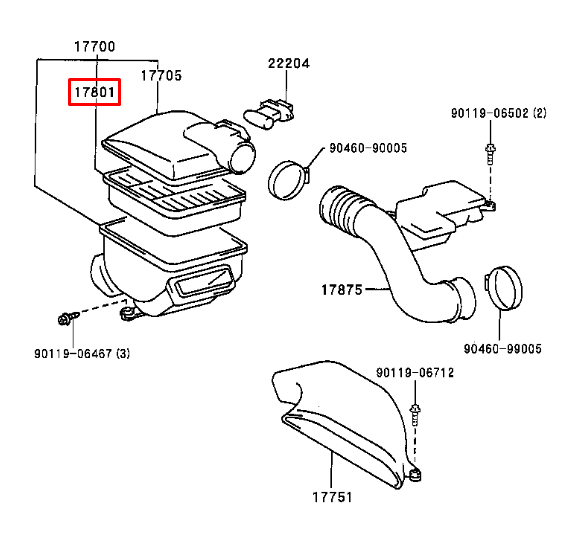 Фільтр повітряний Lexus GS/LS, 1780150030 PM-1202 фото
