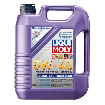 Масло моторное Liqui Moly Leichtlauf High Tech 5W40 5L, 8029 PM-288 фото