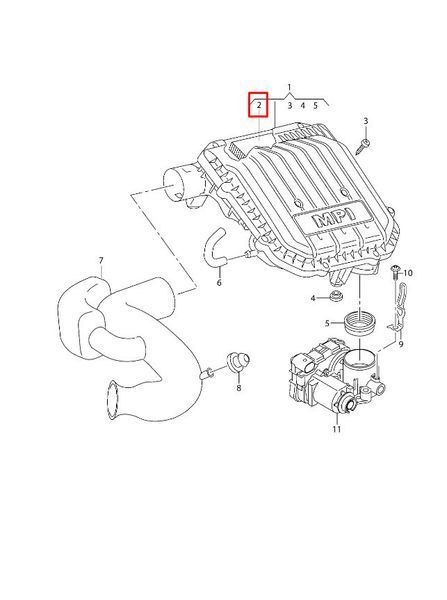 Фильтр воздушный VW Polo 1.0, 04C129620C PM-1356 фото