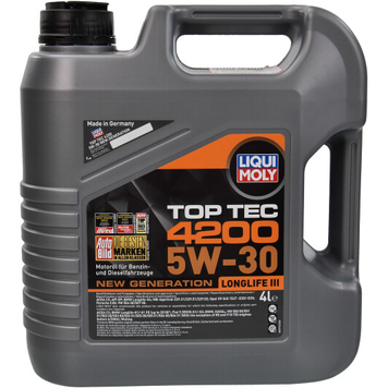 Масло моторное Liqui Moly Top Tec 4200 5W30 4L, 3715 PM-309 фото
