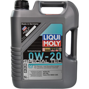 Масло моторное Liqui moly special tec v 0w20 5l, 20632 PM-316 фото