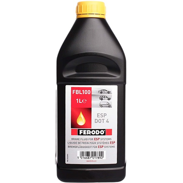 Рідина гальмівна ferodo esp dot4 1l, FBL100 PM-17 фото
