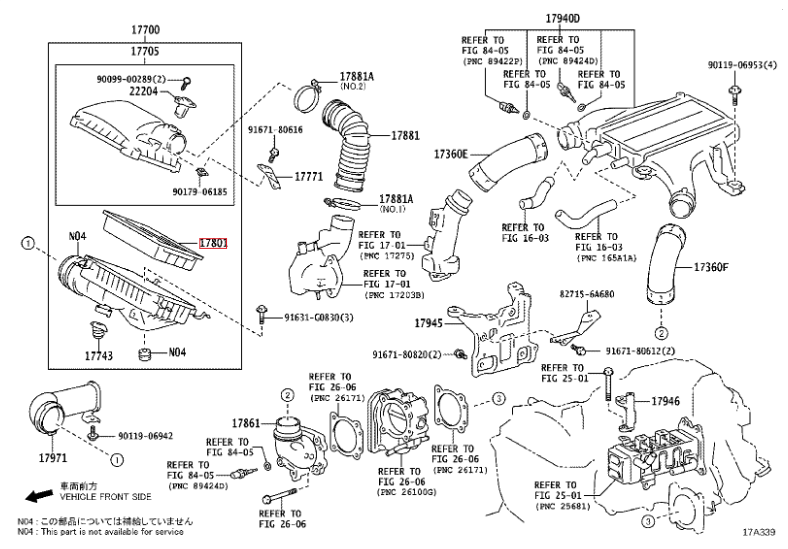 Фільтр повітряний Toyota LC150 1GD-FTV 15-, 1780111130 PM-1320 фото