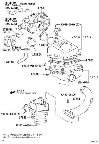 Фильтр воздушный toyota 1zzfe/3zzfe, 178010d011 PM-1377 фото