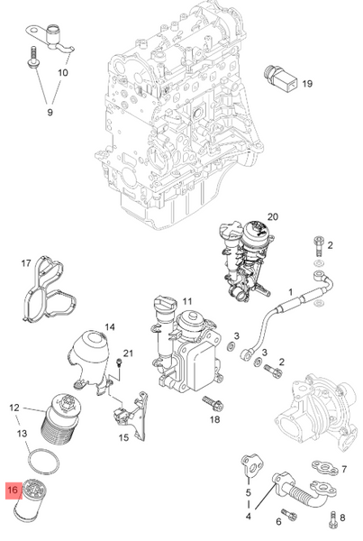 Фільтр масляний Doblo/Combo 1,3 JTD, OX371D PM-1429 фото
