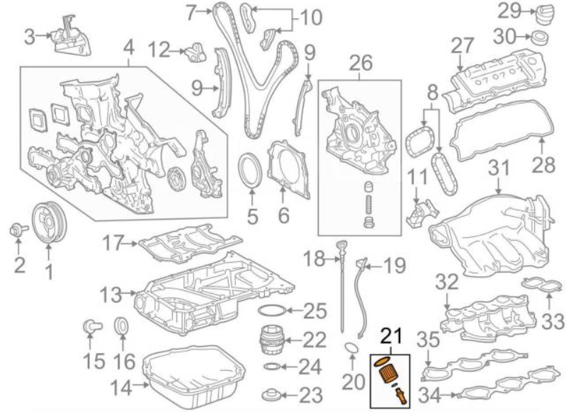 Фільтр масляний Toyota AVALON седан (GSX30) (2005 - 2012) 04152YZZA1, PM-1530 фото
