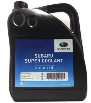 Охолоджуюча рідина subaru super coolant pre-mixed 5l, K067EYA000 PM-32 фото