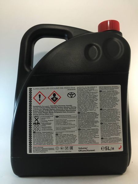 Охлаждающая жидкость toyota super long life coolant 5l (розовый), 0888980072 PM-33 фото
