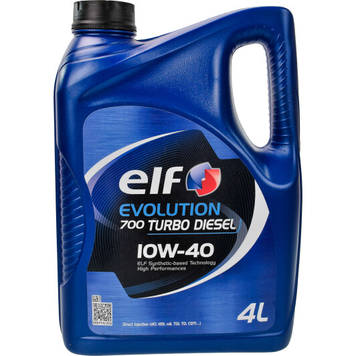 Масло моторное Elf Evolution 700 Turbo Diesel 10W40 4L, 216673 PM-235 фото