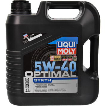 Масло моторное Liqui Moly Optimal Synth 5W40 4L, 3926 PM-291 фото